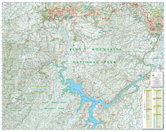 Blue Mountains South (NSW) Topographic Wall Map by Spatial Vision
