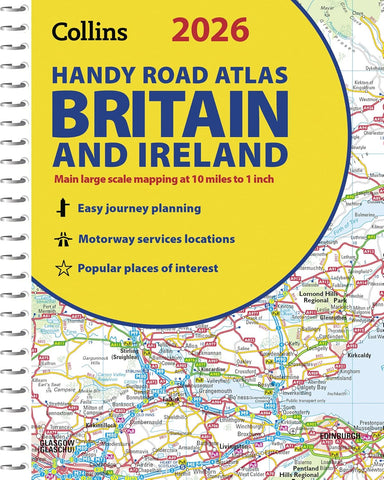 Britain Collins Handy Road Atlas 2026