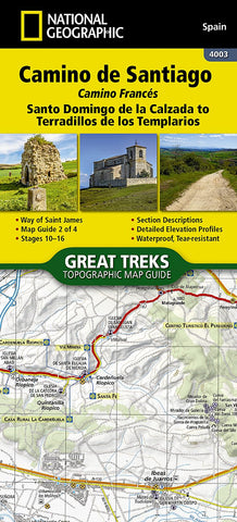 Camino de Santiago NGS Santo Domingo de la Calzada to Terradillos de Los Templario Book No 2