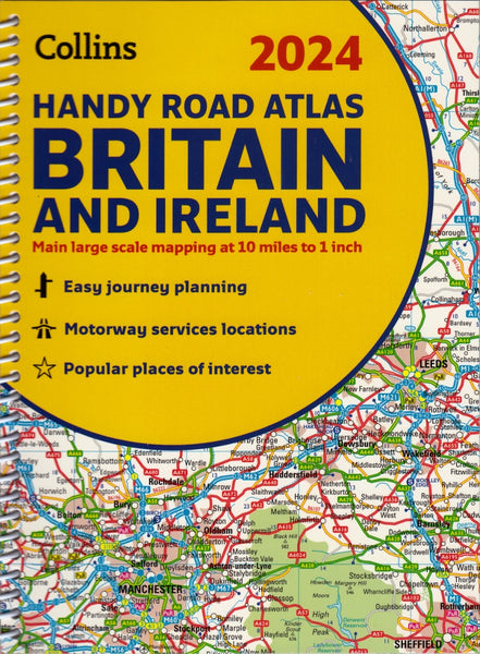 Britain Collins Handy Road Atlas 2024