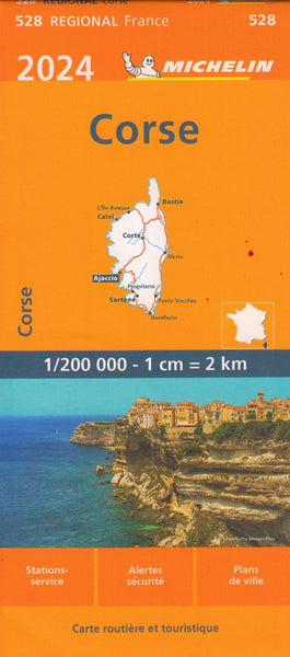 France Corsica 528 Michelin Map