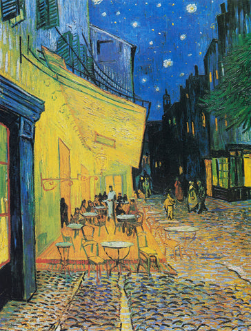 Café Terrace at Night (1888) by Vincent Van Gogh