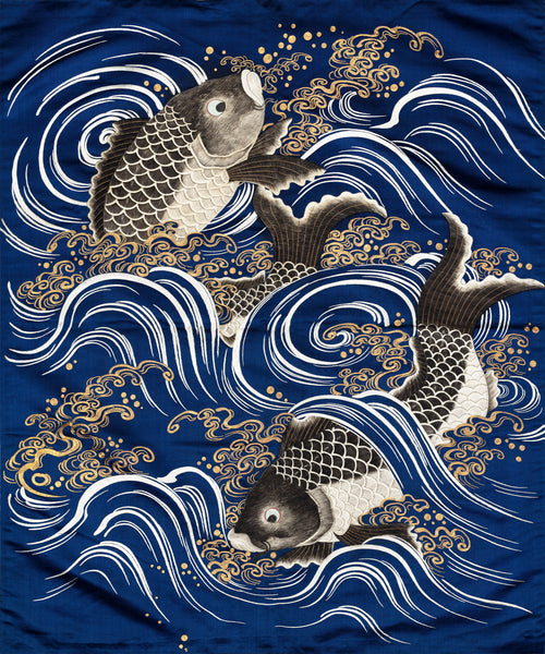 Carp in Waves during Meij period