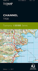 Channel 1:50,000 Topographic Map – Tasmania