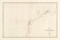 Chart of Part of the North-West & West Coasts of Australia — Sheet VII (1818–1839) wall map | Mapworld