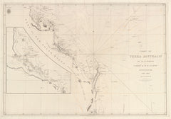 Chart of Terra Australis — Sheet III, East Coast (1802–1841) — vintage historical map reproduction