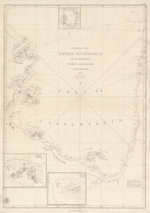 Chart of Terra Australis — Sheet II, North Coast (1802–1841) — vintage historical map reproduction