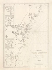 Chart of Terra Australis — Sheet I, East Coast (1798–1831)