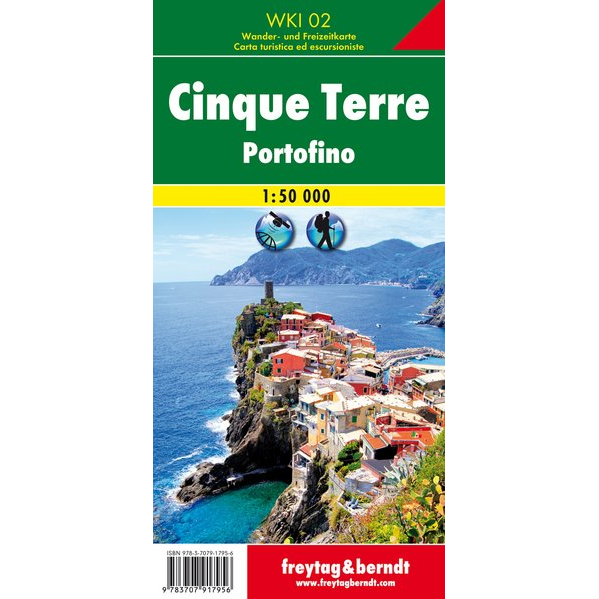 Portofino - Cinque Terre Freytag Map & Guide