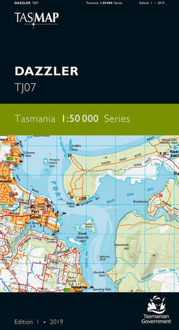 Dazzler 1:50,000 Topographic Map – Tasmania