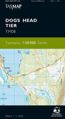 Dogs Head Tier 1:50,000 Topographic Map – Tasmania