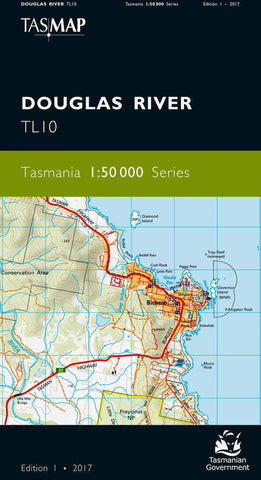 Douglas River 1:50,000 Topographic Map – Tasmania