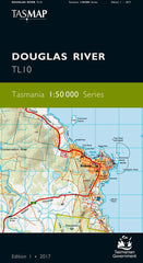 Douglas River 1:50,000 Topographic Map – Tasmania