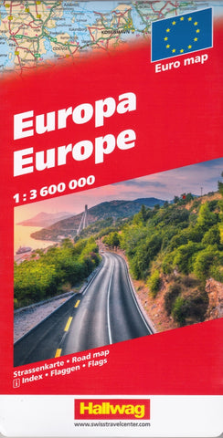 Europe Hallwag Map