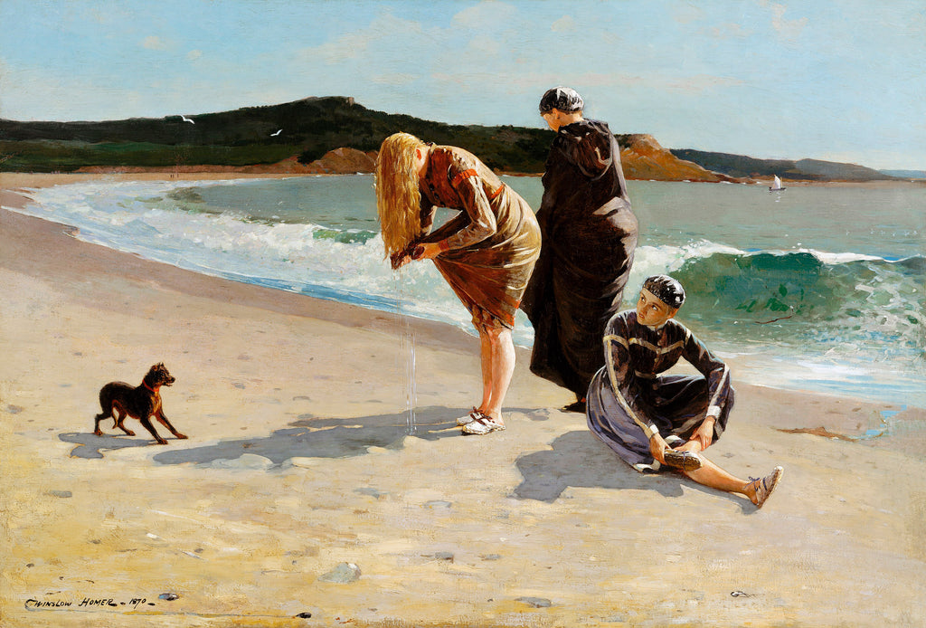 Eagle Head, Manchester, Massachusetts (High Tide) (1870) by Winslow Ho