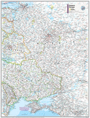 Eastern Europe Atlas of the World, 11th Edition, National Geographic Wall Map
