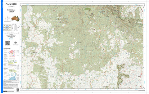 Eddystone G5507 AUSTopo 1:250,000 Map
