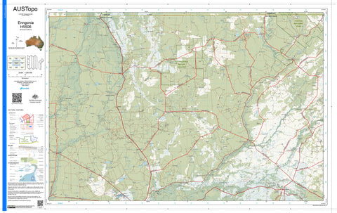 Enngonia H5506 AUSTopo 1:250,000 Map