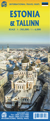 Estonia & Tallinn ITMB Map — ITMB folded travel map