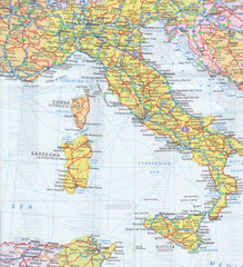 Europe Collins Folded Map
