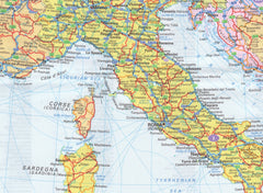 Europe Collins Folded Map