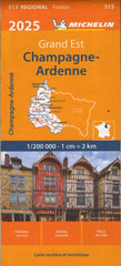 France Champagne - Ardennes 515 Michelin Map
