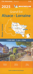 France Alsace, Lorraine 516  Michelin Map