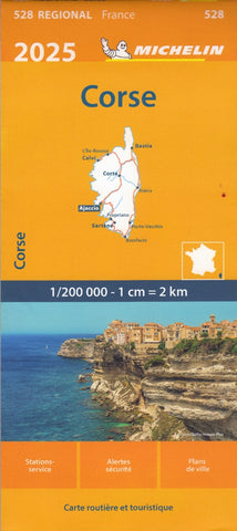 France Corsica 528 Michelin Map