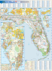 Florida State Wall Map