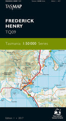 Frederick Henry 1:50,000 Topographic Map – Tasmania