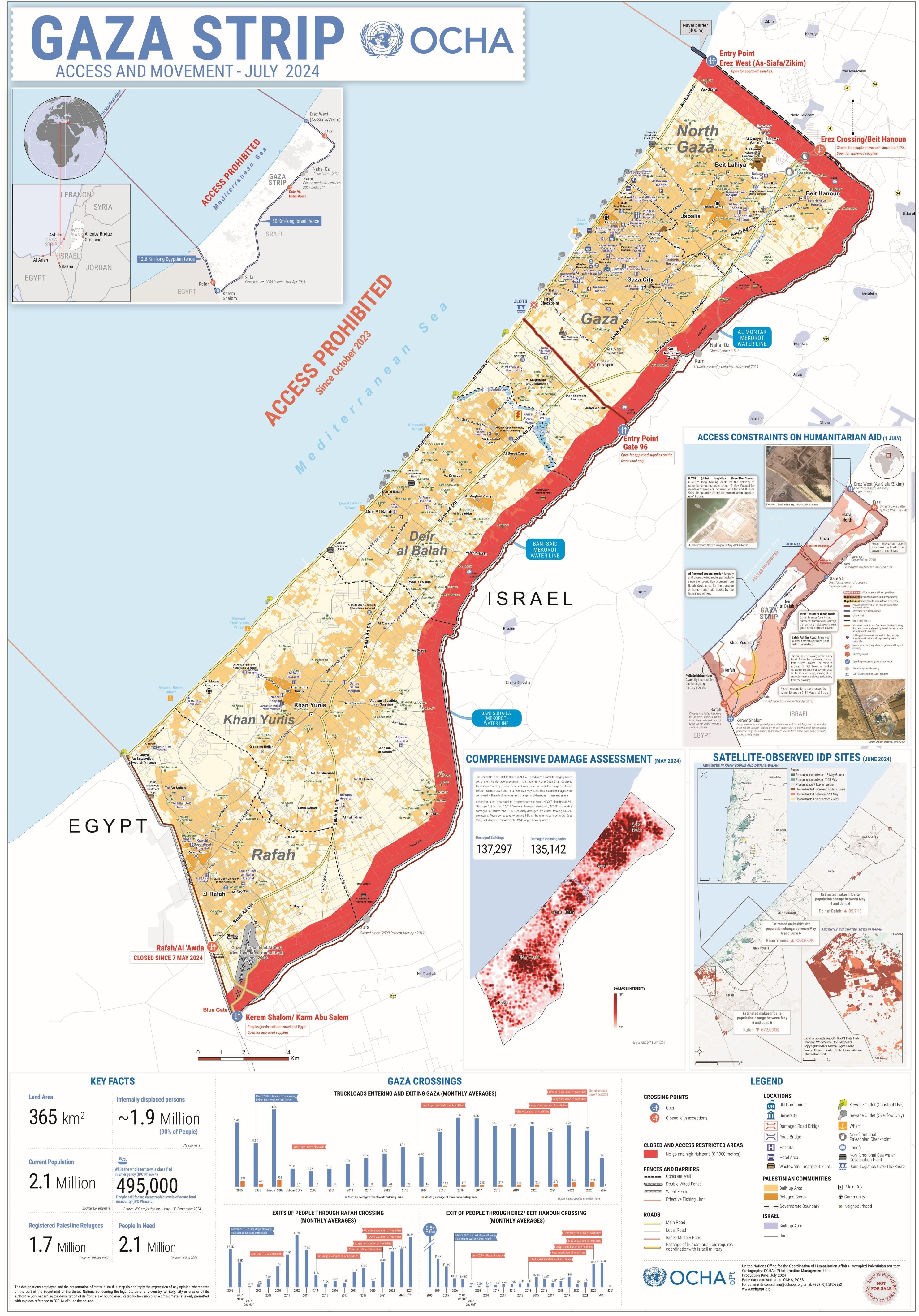 Gaza Strip Wall Map 2024 Mapworld gaza-strip-wall-map-2024-mapworld