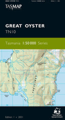 Great Oyster 1:50,000 Topographic Map – Tasmania