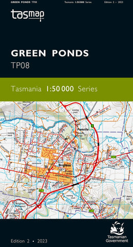 Green Ponds 1:50,000 Topographic Map – Tasmania