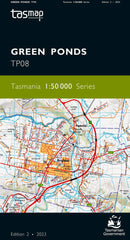 Green Ponds 1:50,000 Topographic Map – Tasmania