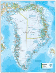 Greenland Wall Map – National Geographic | Mapworld