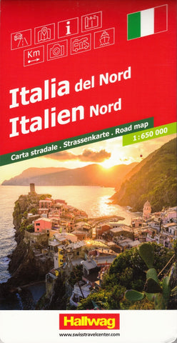 Italy North Hallwag Map