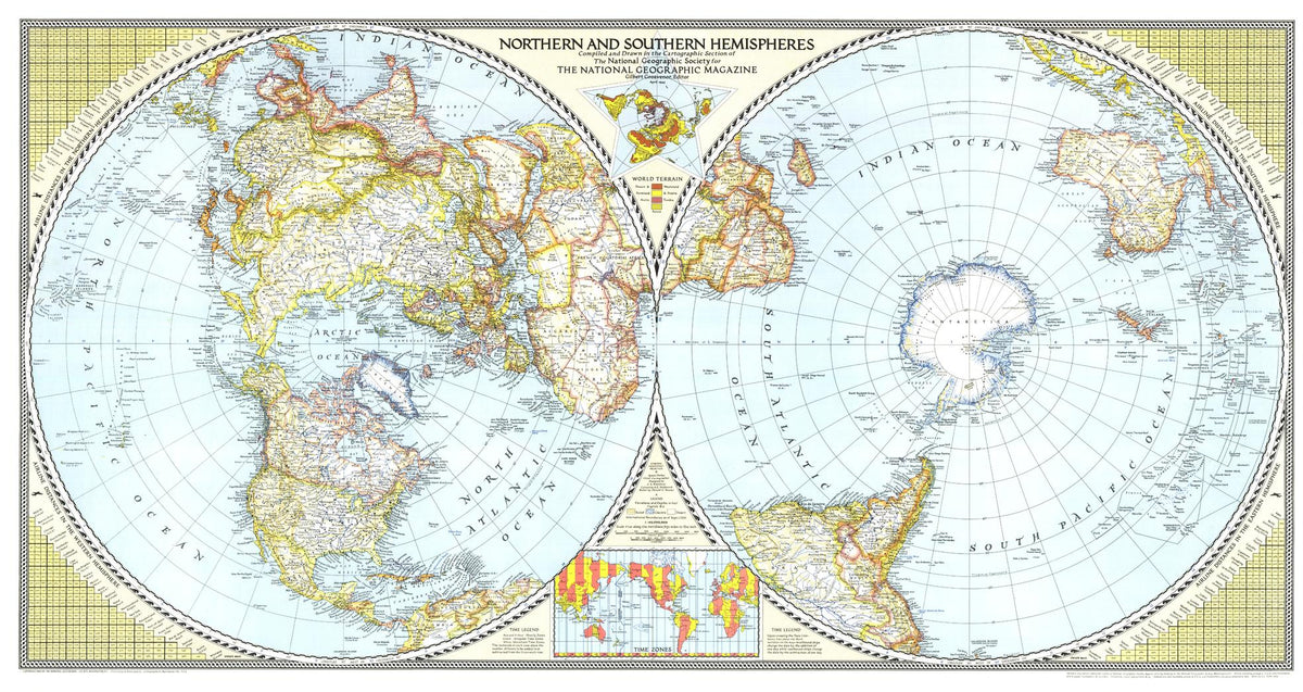 Northern and Southern – National Geographic | Mapworld