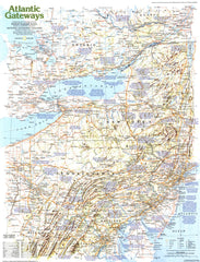 Making of America, Atlantic Gateways - Published 1983 — map