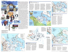 Making of Canada, the North - Published 1997 by National Geographic — historic National Geographic map print