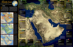 Middle East, Crossroads of Faith and Conflict - Published 2002 by National Geographic — historic National Geographic map p...