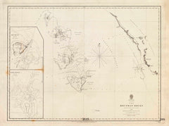 Houtman Abrolhos Islands Chart 1845