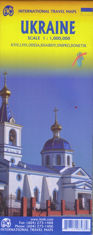 Ukraine Travel Map by ITMB
