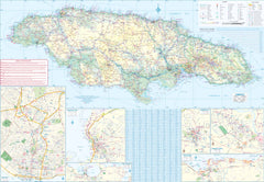 Jamaica & Cayman Islands ITMB - West Indies Map – detail view – ITM | Mapworld