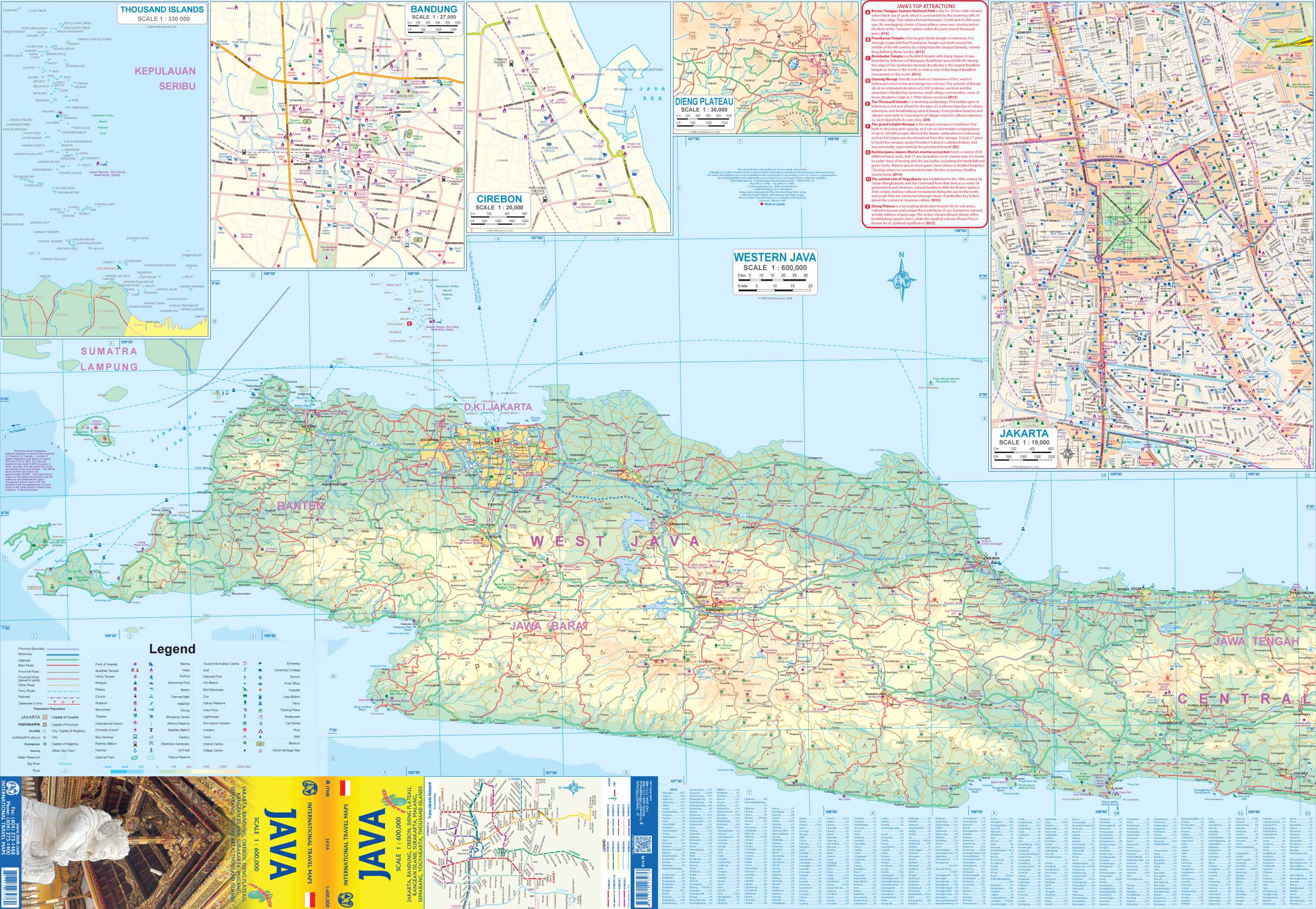 Indonesia Java Map – ITM | Mapworld