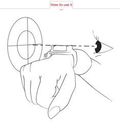 Wrist Sighting Compass by KanPas