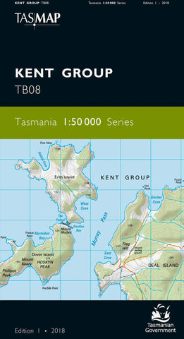 Kent Group 1:50,000 Topographic Map – Tasmania