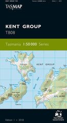 Kent Group 1:50,000 Topographic Map – Tasmania