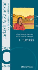 Ladakh & Zanskar Central Olizane Specialist Folded Map | Mapworld