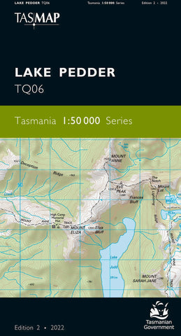 Lake Pedder 1:50,000 Topographic Map – Tasmania
