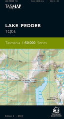 Lake Pedder 1:50,000 Topographic Map – Tasmania